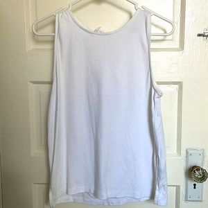 J Crew Tank Top - bows on back - S